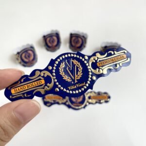 Cigar Labels Brand Logo finish detail