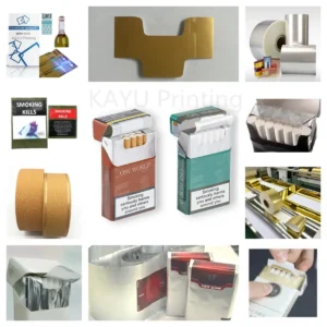 Custom Printed Rectangular Cigarette Box Tobacco Metal Horse Mouth Box Cigarette Packaging Tin Box Packaging Finish Inner Liner Role