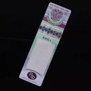 Detalhe de Aplicação do Cartão de Aba para Caixa de Cigarro Personalizado