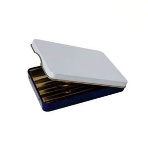 Custom Printed Rectangular Cigarette Box Tobacco Metal Horse Mouth Box Cigarette Packaging Tin Box Finish Detail
