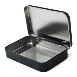 Custom Printed Rectangular Cigarette Box Tobacco Metal Horse Mouth Box Cigarette Packaging Tin Box Print Detail