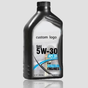 Waterproof Custom PVC Engine Oil Skincare In-Mold Label Chemical IML Vinyl Stickers Cleaning Agents Food Bottle Labels Print Detail packaging view