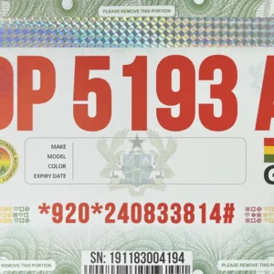 Custom Car Sticker Printing Temporary License Plate Print Detail Vehicle