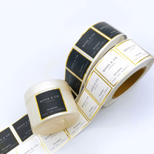 Tax Label Digital Tax Stamp Company Logo packaging view